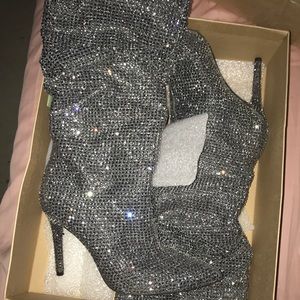 Jessica Simpson glitter booties size 6 1/2